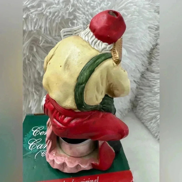 Vintage Ceramic Santa Candle Holder - Picture 9 of 13